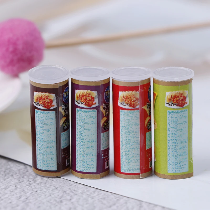 4 Bottles Cute Kawaii Potato Chips for Blyth, Barbies, Pullip 1/6 BJD Doll Food Toy Accessories Dollhouse Miniature
4 Bottles Cute Kawaii Potato Chips for Blyth, Barbies, Pullip 1/6 BJD Doll Food Toy Accessories Dollhouse Miniature