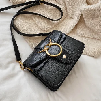 Retro Fashion Crocodile pattern Crossbody bag 2020 New Quality PU Leather Women's Designer Handbag Chain Shoulder Messenger Bag
Retro Fashion Crocodile pattern Crossbody bag 2020 New Quality PU Leather Women's Designer Handbag Chain Shoulder Messenger Bag
