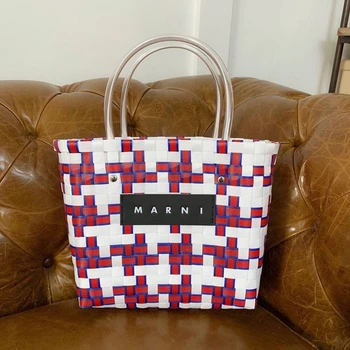 High Quality Handmade Woven Hand Bags for Women 2020 Eco-friendly Trend Vegetable Basket Bag Ladies Fashionable Purse marni bags
High Quality Handmade Woven Hand Bags for Women 2020 Eco-friendly Trend Vegetable Basket Bag Ladies Fashionable Purse marni bags