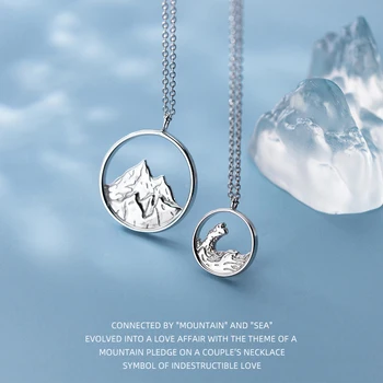 Colusiwei 925 Sterling Silver Mountain And Sea Couple Pendant Necklaces for Women Men Romantic Lover's Jewelry Valentine's Day
Colusiwei 925 Sterling Silver Mountain And Sea Couple Pendant Necklaces for Women Men Romantic Lover's Jewelry Valentine's Day