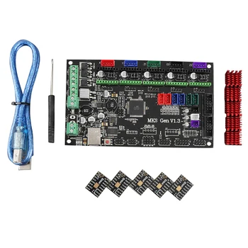 Dotbit 3D Printer Accessories TMC2130V1.0 Driver + MKS GEN V1.3 Main Control Board Kit and Ramps
Dotbit 3D Printer Accessories TMC2130V1.0 Driver + MKS GEN V1.3 Main Control Board Kit and Ramps