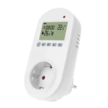 Programmable Plug in Thermostat EU Socket 16A Electric Heating Underfloor Room Temperature Controller G99A
Programmable Plug in Thermostat EU Socket 16A Electric Heating Underfloor Room Temperature Controller G99A