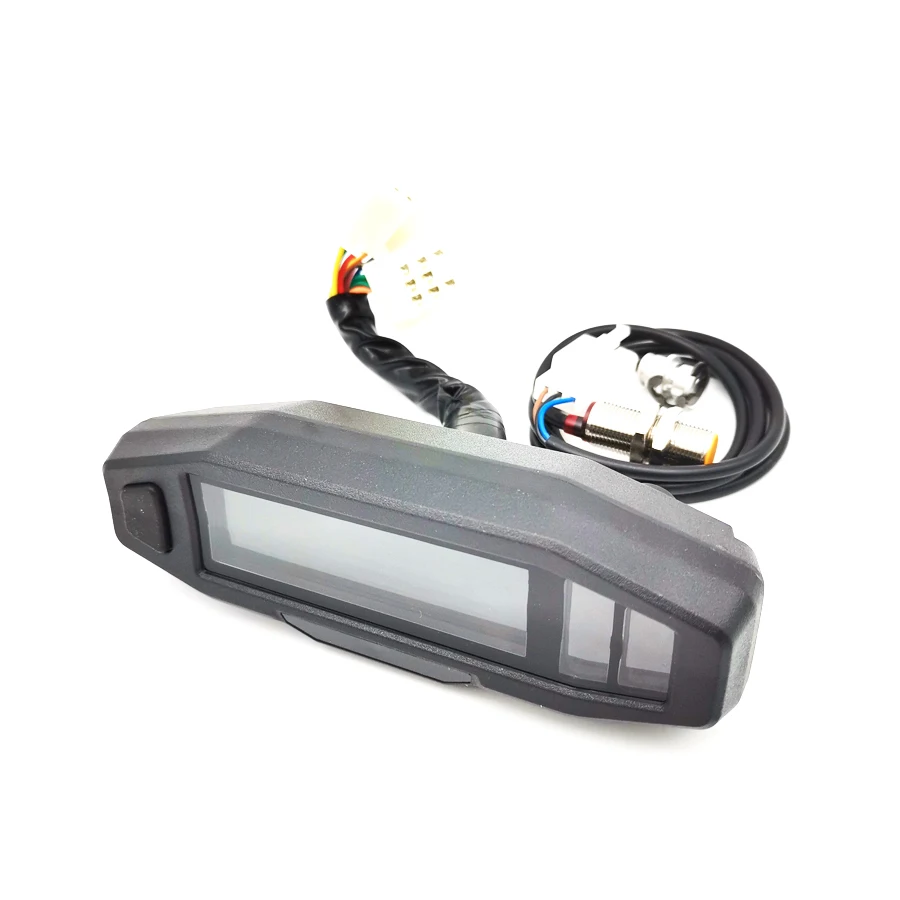 Motorcycle LCD Speedometer Digital Odometer 199KM/H 1200RPM Gauge w/ Sensor
Motorcycle LCD Speedometer Digital Odometer 199KM/H 1200RPM Gauge w/ Sensor