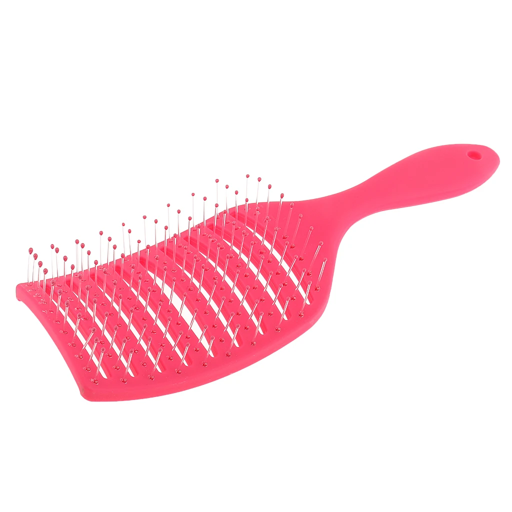 Professional 2 Colors Anti-static Detangling Handle Tangle Comb Salon Hair Styling Curling Tool Professional 2 Colors Anti-static Detangling Handle Tangle Comb Salon Hair Styling Curling Tool