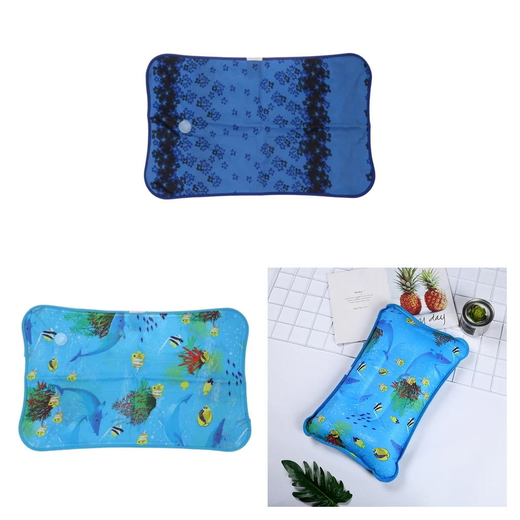 Cool Gel Cold Pillow for Sleeping - Cooling Water Cushion Mat for Summer That Stay Cold for Hot Sleepers - 55x35cm Cool Gel Cold Pillow for Sleeping - Cooling Water Cushion Mat for Summer That Stay Cold for Hot Sleepers - 55x35cm
