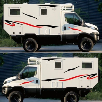 Travel RV Trailer Camper Both Body Side Vinyl Sticker Stripe Decal Kit Black+Red High Quality Vinyl Car Stripes Graphics
Travel RV Trailer Camper Both Body Side Vinyl Sticker Stripe Decal Kit Black+Red High Quality Vinyl Car Stripes Graphics