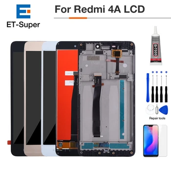 For Xiaomi Redmi 4A LCD Display 5.0 inch Touch Screen 1280*720 Digitizer Assembly Frame with Free Tempered Glass Glue Tools
For Xiaomi Redmi 4A LCD Display 5.0 inch Touch Screen 1280*720 Digitizer Assembly Frame with Free Tempered Glass Glue Tools
