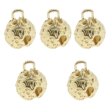 5Pcs Golden Small Jingle Bells Brass Beads Christmas Decoration Crafts 13mm
5Pcs Golden Small Jingle Bells Brass Beads Christmas Decoration Crafts 13mm