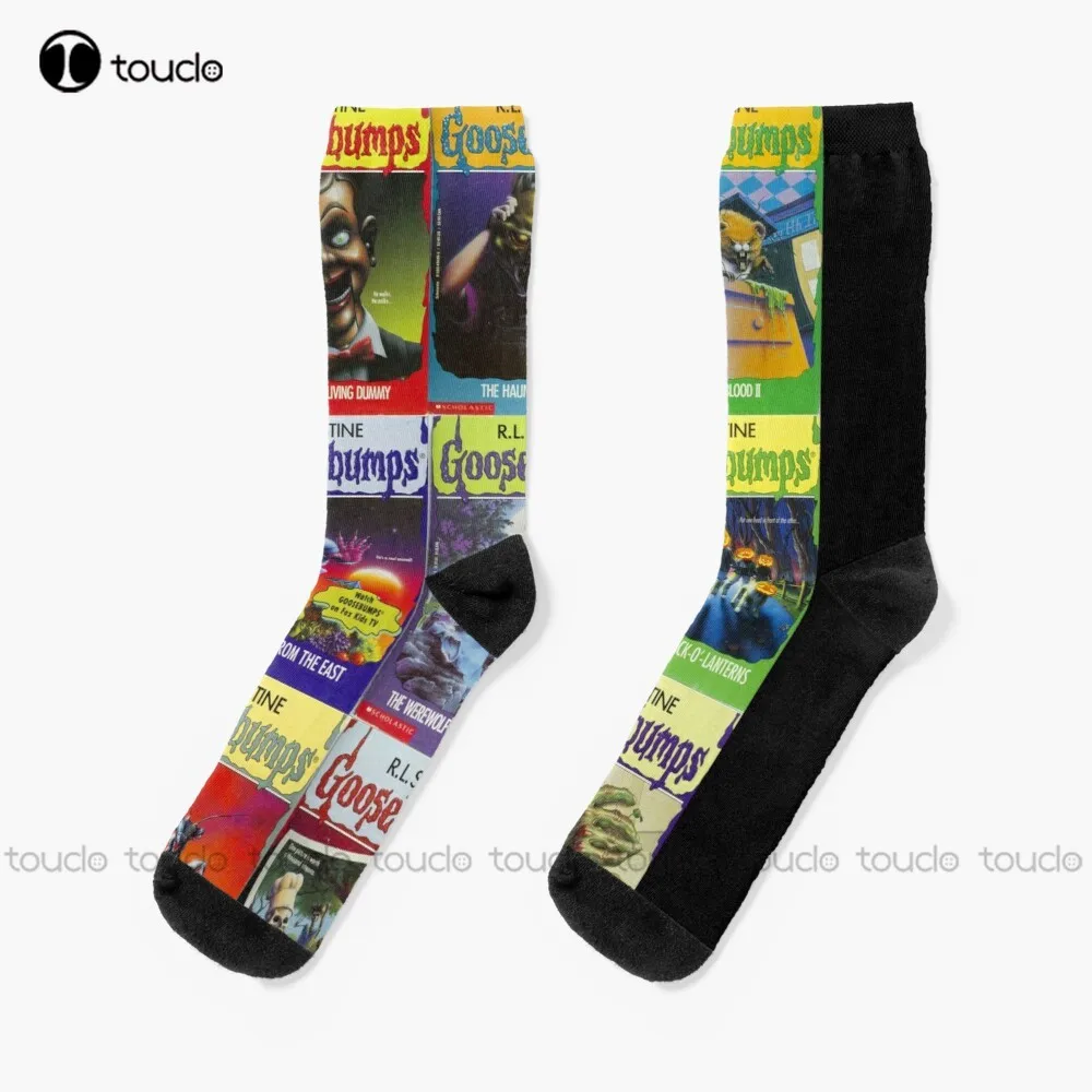 Goosebumps Greatest Hits Socks Pink Football Socks Christmas Gift Unisex Adult Teen Youth Socks Custom 360° Digital Print
Goosebumps Greatest Hits Socks Pink Football Socks Christmas Gift Unisex Adult Teen Youth Socks Custom 360° Digital Print
