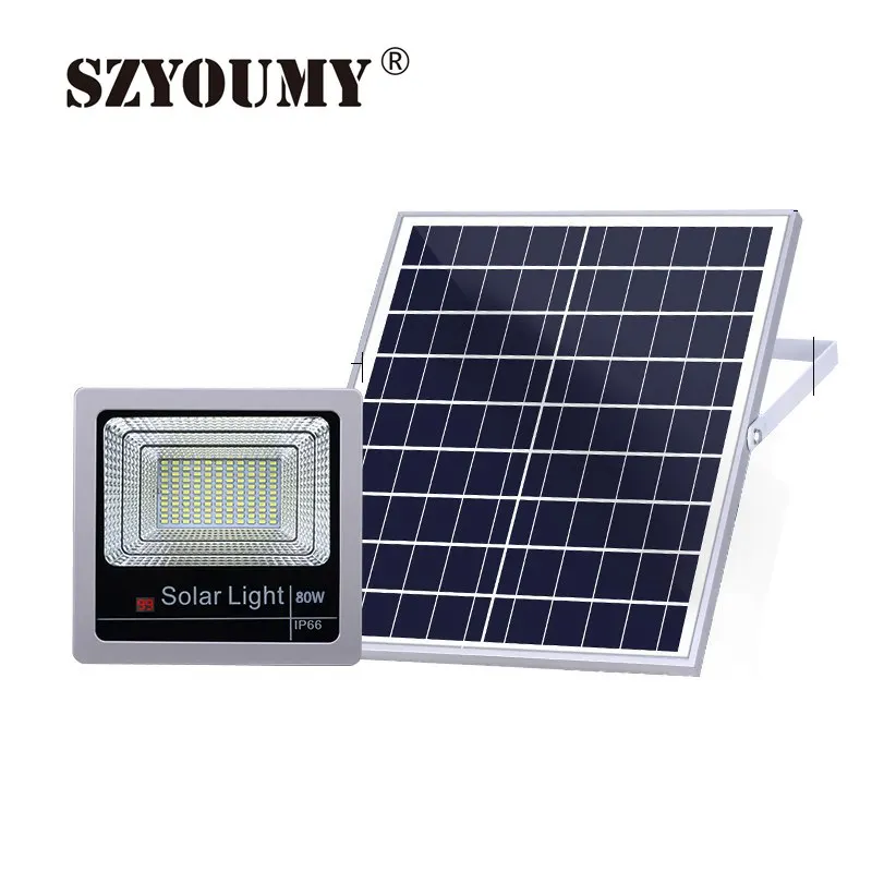 SZYOUMY Solar Led Flood Light Outdoor 100W 60W 40W with Timer Remote Control Light Sensor Solar Floodlight with Power Indicator
SZYOUMY Solar Led Flood Light Outdoor 100W 60W 40W with Timer Remote Control Light Sensor Solar Floodlight with Power Indicator