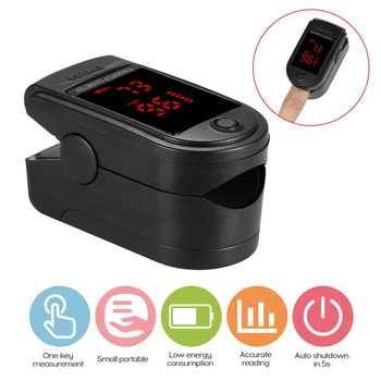 Fingertip Pulse Oximeter SpO2 Digital Blood Oxygen Sensor Saturation Mini Monitor Pulse Rate Measurement Meter
Fingertip Pulse Oximeter SpO2 Digital Blood Oxygen Sensor Saturation Mini Monitor Pulse Rate Measurement Meter