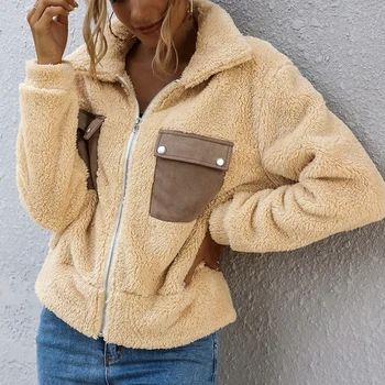 Elegant Loose Faux Fur Coat Women Autumn Winter Warm Soft Zipper Fur Jacket Female Plush Overcoat Pocket Casual Teddy Outwear
Elegant Loose Faux Fur Coat Women Autumn Winter Warm Soft Zipper Fur Jacket Female Plush Overcoat Pocket Casual Teddy Outwear