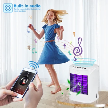 Hot Portable Air Conditioner Cooler USB Charging Purifier Humidifier Bluetooth Speaker With Lamp Multifunction Desktop Fan
Hot Portable Air Conditioner Cooler USB Charging Purifier Humidifier Bluetooth Speaker With Lamp Multifunction Desktop Fan