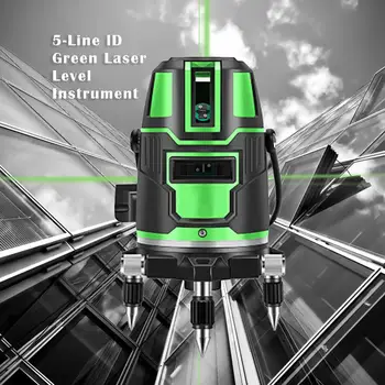 5 Lines LD Green Beam 360 Vertical Self-leveling Device Laser Level High Precision Wall Mounter Measuring Tool Instruments
5 Lines LD Green Beam 360 Vertical Self-leveling Device Laser Level High Precision Wall Mounter Measuring Tool Instruments