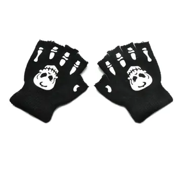 Kids Halloween Cosplay Skeleton Half Finger Gloves Luminous Fingerless Mittens
Kids Halloween Cosplay Skeleton Half Finger Gloves Luminous Fingerless Mittens