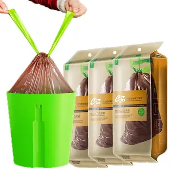 28/30/40Pcs Home Kitchen Dustbin Bin Environmentally Degradable Eco-friendly With Drawstring Brown Garbage Bag Home Supplies
28/30/40Pcs Home Kitchen Dustbin Bin Environmentally Degradable Eco-friendly With Drawstring Brown Garbage Bag Home Supplies