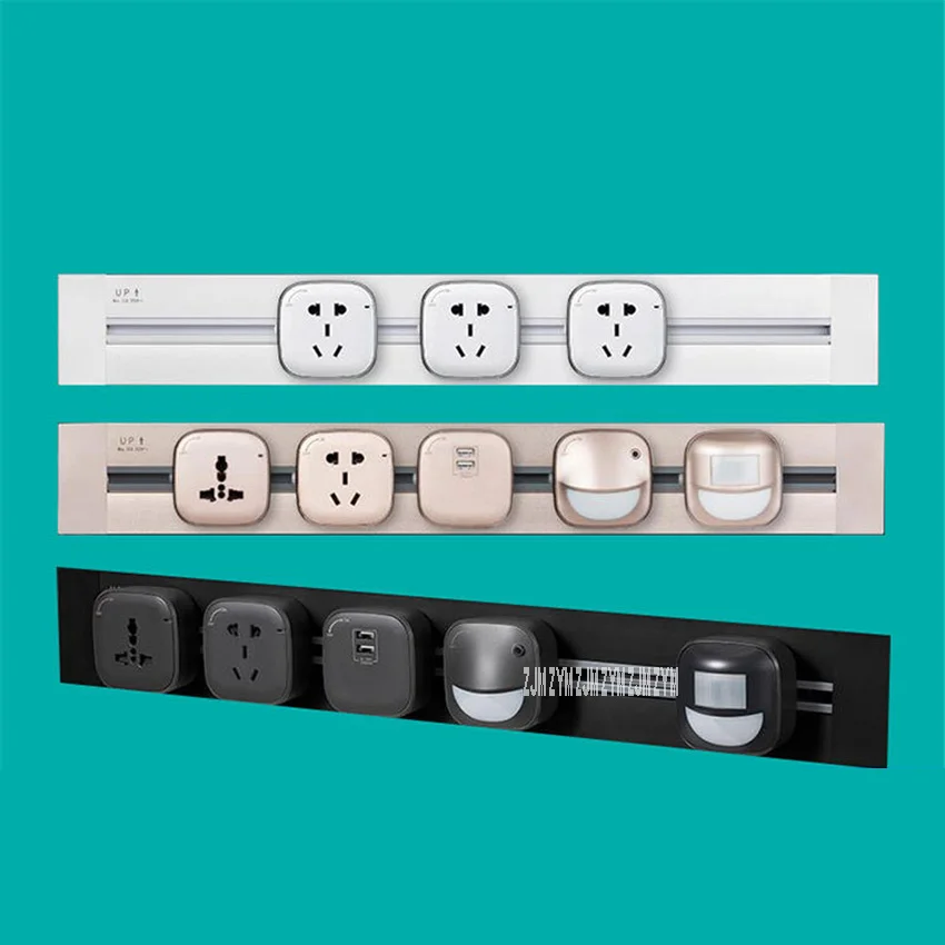 P4 1.2/1.5m Electric Power Socket Track Wall Socket Extension Track Office Moveable Track Socket Socketbar With a Adapter
P4 1.2/1.5m Electric Power Socket Track Wall Socket Extension Track Office Moveable Track Socket Socketbar With a Adapter