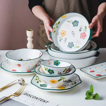 Northern European Ins Tableware Combination Ceramic Dish Set Creative Household Tableware Eating Small Bowl Single Soup Bowl
Northern European Ins Tableware Combination Ceramic Dish Set Creative Household Tableware Eating Small Bowl Single Soup Bowl