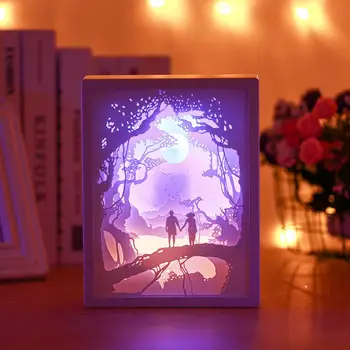3D Romantic Modern Creative Paper Carving Lights Carved Decor Lamp Valentine'S Day Birthday Night Light Atmosphere
3D Romantic Modern Creative Paper Carving Lights Carved Decor Lamp Valentine'S Day Birthday Night Light Atmosphere