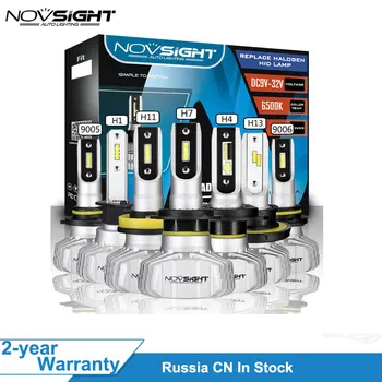 Novsight Led Headlight H1 H4 H7 H11 9005 9006 9007 H3 H13 CSP Chip IP68 Light Bulbs For Auto 6500K 10000LM 50W Car Driving Lamps
Novsight Led Headlight H1 H4 H7 H11 9005 9006 9007 H3 H13 CSP Chip IP68 Light Bulbs For Auto 6500K 10000LM 50W Car Driving Lamps