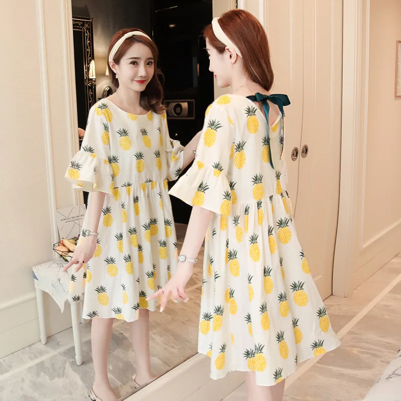 Pregnant Women Summer Wear 2019 New Style Pregnant Women Skirt Summer Short-sleeved Top Loose-Fit Mid-length Large Size Pregnant
Pregnant Women Summer Wear 2019 New Style Pregnant Women Skirt Summer Short-sleeved Top Loose-Fit Mid-length Large Size Pregnant