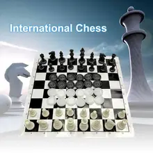 Chess Set in 1 Anti-corrosion PS with Chessboard Draughts Chess Pieces for Outdoor Indoor шахматы подарочные tabuleiro de xadrez
Chess Set in 1 Anti-corrosion PS with Chessboard Draughts Chess Pieces for Outdoor Indoor шахматы подарочные tabuleiro de xadrez