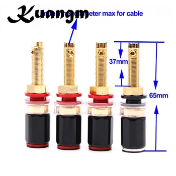 Kuangm 50PCS 4mm Banana Socket Brass Plated Amplifier Terminal Connector Binding Post Nut Banana Plug Jack Connector Red + Black
Kuangm 50PCS 4mm Banana Socket Brass Plated Amplifier Terminal Connector Binding Post Nut Banana Plug Jack Connector Red + Black