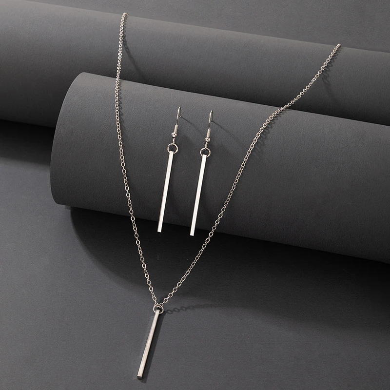 docona Elegant Gold Stick Jewelry Sets for Women Pendant Necklace Drop Earring Simlpe Adjustable Geometry Wedding Jewelry 19752
docona Elegant Gold Stick Jewelry Sets for Women Pendant Necklace Drop Earring Simlpe Adjustable Geometry Wedding Jewelry 19752
