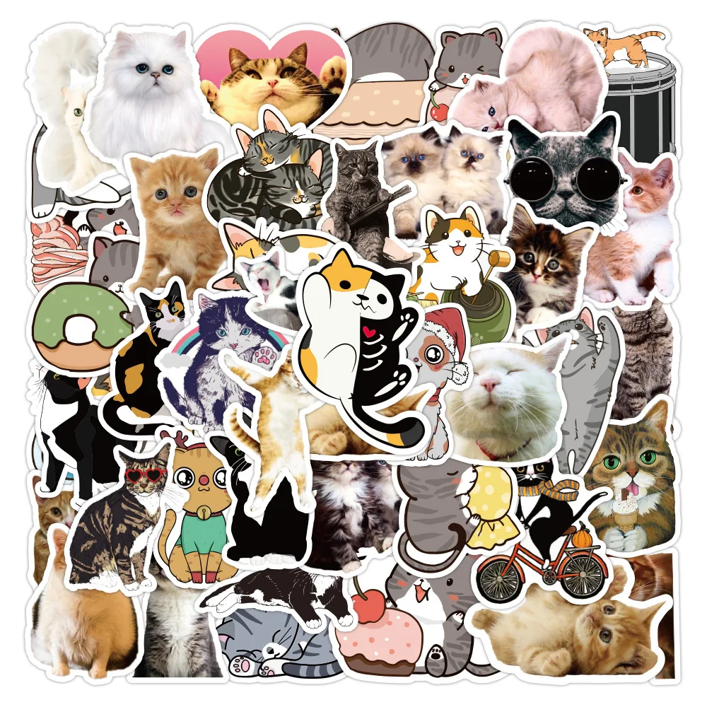 10/30/50PCS Cartoon Cute Cat Small Fresh Graffiti Waterproof Sticker Suitcase Notebook Refrigerator Skateboard WaterCupWholesale
10/30/50PCS Cartoon Cute Cat Small Fresh Graffiti Waterproof Sticker Suitcase Notebook Refrigerator Skateboard WaterCupWholesale