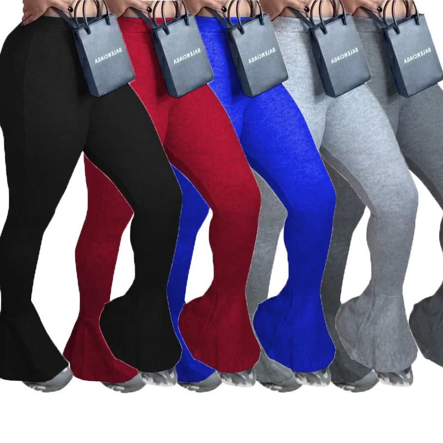 2020 Autumn Solid Stretchy Flare Pants for Women Elastic High Waist Tights Bell Bottom Trousers
2020 Autumn Solid Stretchy Flare Pants for Women Elastic High Waist Tights Bell Bottom Trousers