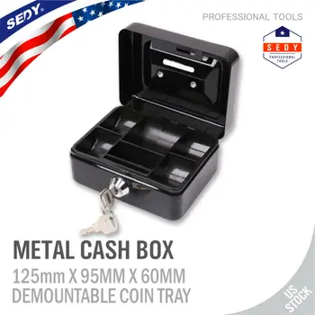 Metal Storage Box Locking Cash Lock Box with Keys Security Tray Double Layer Small Organizer Money Coin Candy Key Storage Case
Metal Storage Box Locking Cash Lock Box with Keys Security Tray Double Layer Small Organizer Money Coin Candy Key Storage Case
