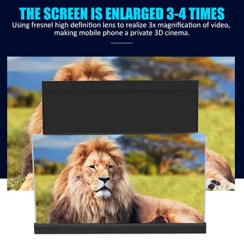 12'' 3D Screen Magnifier, Phone Screen Enlarger HD Movie Amplifier Foldable Cell Phone Holder Stand for All Mobile Phones
12'' 3D Screen Magnifier, Phone Screen Enlarger HD Movie Amplifier Foldable Cell Phone Holder Stand for All Mobile Phones