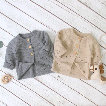 CHILD Infant Baby Fall Winter Cardigan Sweaters Toddler Button-Down Hollow Out Dots Flower Knitted Outerwear
CHILD Infant Baby Fall Winter Cardigan Sweaters Toddler Button-Down Hollow Out Dots Flower Knitted Outerwear