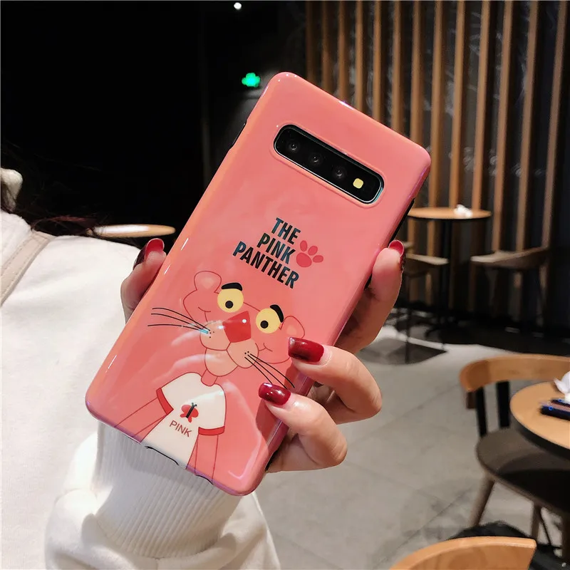 DCHZIUAN Blu-ray Cute Cartoon Phone Case For Samsung Galaxy S10 S8 S9 Plus Note 8 9 Case Pink Panther Silicone Back Cover Fundas
DCHZIUAN Blu-ray Cute Cartoon Phone Case For Samsung Galaxy S10 S8 S9 Plus Note 8 9 Case Pink Panther Silicone Back Cover Fundas