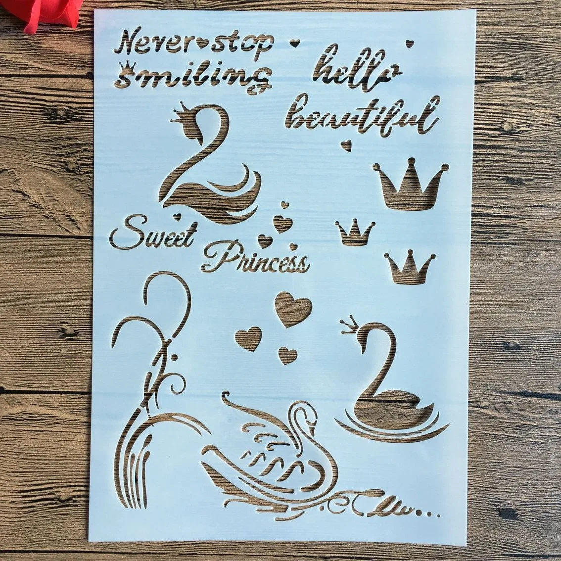 A4 29 * 21cm never stop smitim DIY Stencils Wall Painting Scrapbook Coloring Embossing Album Decorative Paper Card Template,wall
A4 29 * 21cm never stop smitim DIY Stencils Wall Painting Scrapbook Coloring Embossing Album Decorative Paper Card Template,wall