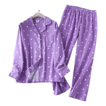 100% Cotton Women Pajamas Set Sexy Print Dot Pyjama Home Femme Winter Warm Sleepwear Big Size 2020 Fashion Pjs
100% Cotton Women Pajamas Set Sexy Print Dot Pyjama Home Femme Winter Warm Sleepwear Big Size 2020 Fashion Pjs
