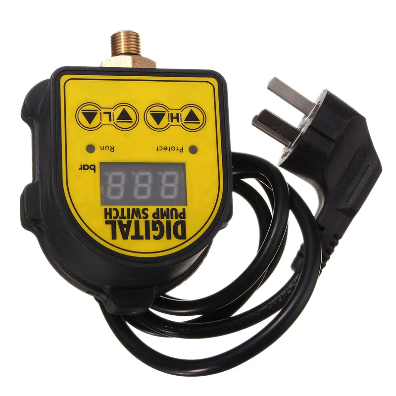 Digital Automatic Air Pump Water Oil Compressor Pressure Controller Switch for Water Pump On/Off
Digital Automatic Air Pump Water Oil Compressor Pressure Controller Switch for Water Pump On/Off