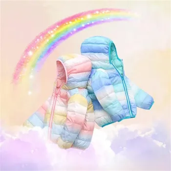 Baby boys and girls winter children's down jacket rainbow zipper hooded thick warm down jacket cotton jacket baby jacket
Baby boys and girls winter children's down jacket rainbow zipper hooded thick warm down jacket cotton jacket baby jacket