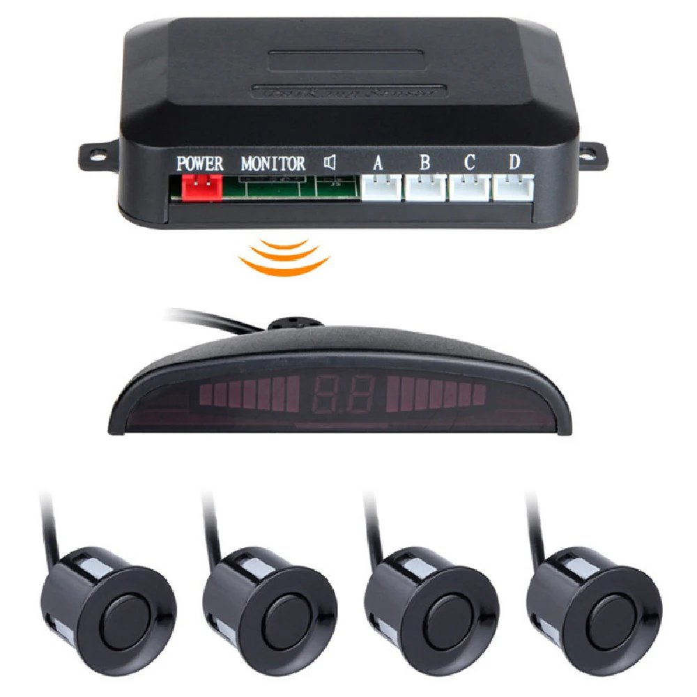 Car Reversing Radar Parking Sensors Wireless Rear View 4 Probe Sensors Buzzer Sound Alert Indicator Blind Spot Detection PZ451
Car Reversing Radar Parking Sensors Wireless Rear View 4 Probe Sensors Buzzer Sound Alert Indicator Blind Spot Detection PZ451