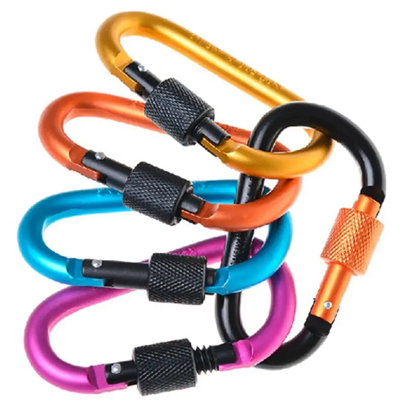 5pcs Aluminum Carabiner D-Ring Key Chain Clip Hook Keychain Keyring (Random Colour)
5pcs Aluminum Carabiner D-Ring Key Chain Clip Hook Keychain Keyring (Random Colour)