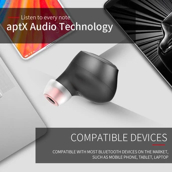T1-APTX TWS HIFI Sound Earphone BT 5.0 Use Separately Stereo Effect Touch Control with Super Bass HD Mic headset earbuds
T1-APTX TWS HIFI Sound Earphone BT 5.0 Use Separately Stereo Effect Touch Control with Super Bass HD Mic headset earbuds
