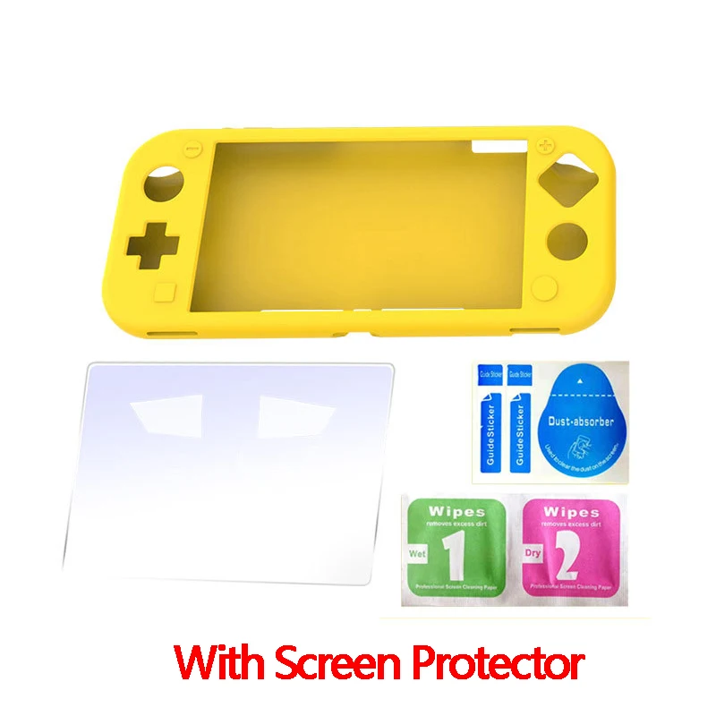 For Nintend switch lite Silicone Case Protective Shell Mini Game Case Hand Grip Skin Screen Protector Kit for Nintendos NS Lite
For Nintend switch lite Silicone Case Protective Shell Mini Game Case Hand Grip Skin Screen Protector Kit for Nintendos NS Lite