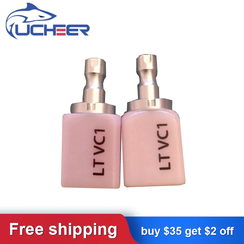 UCHEER 5pcs set 15*19mm lithium disilicate Cerec blocks glass ceramic for CAD CAM Sirona Inlab LT VC1
UCHEER 5pcs set 15*19mm lithium disilicate Cerec blocks glass ceramic for CAD CAM Sirona Inlab LT VC1
