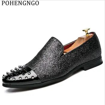 Fashion men loafers high quality sequins wedding formal shoes breathable rivets decorative men Red bottom Oxford dress shoes
Fashion men loafers high quality sequins wedding formal shoes breathable rivets decorative men Red bottom Oxford dress shoes