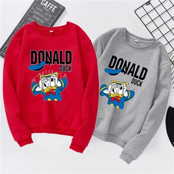 s2004 Autumn New Donald Duck Print Sweatshirt Female Harajuku Long Sleeve Loose Cartoon Funny Casual Sweatshirt
s2004 Autumn New Donald Duck Print Sweatshirt Female Harajuku Long Sleeve Loose Cartoon Funny Casual Sweatshirt