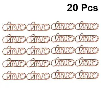 20Pcs Mini Paper Clips Cartoon Shape Stationery Clear Binder Clips Photos Tickets Notes Letter Paper Clip Stationery(Rose Gold)
20Pcs Mini Paper Clips Cartoon Shape Stationery Clear Binder Clips Photos Tickets Notes Letter Paper Clip Stationery(Rose Gold)