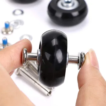 Wheels Luggage Suitcase Replacement Wheels Rubber Swivel Caster Wheels Bearings Repair Kits luggage replacement universal wheel
Wheels Luggage Suitcase Replacement Wheels Rubber Swivel Caster Wheels Bearings Repair Kits luggage replacement universal wheel
