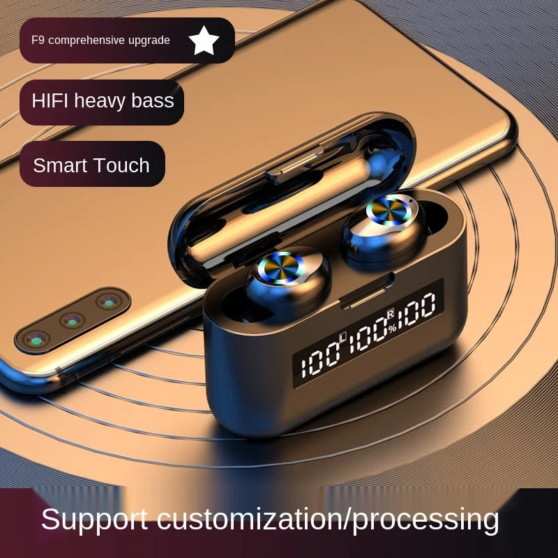 Wireless Bluetooth Binaural English Private Mode TWS5.0 Battery Display Touch Colorful Aperture Fashion Portable Charging Case
Wireless Bluetooth Binaural English Private Mode TWS5.0 Battery Display Touch Colorful Aperture Fashion Portable Charging Case