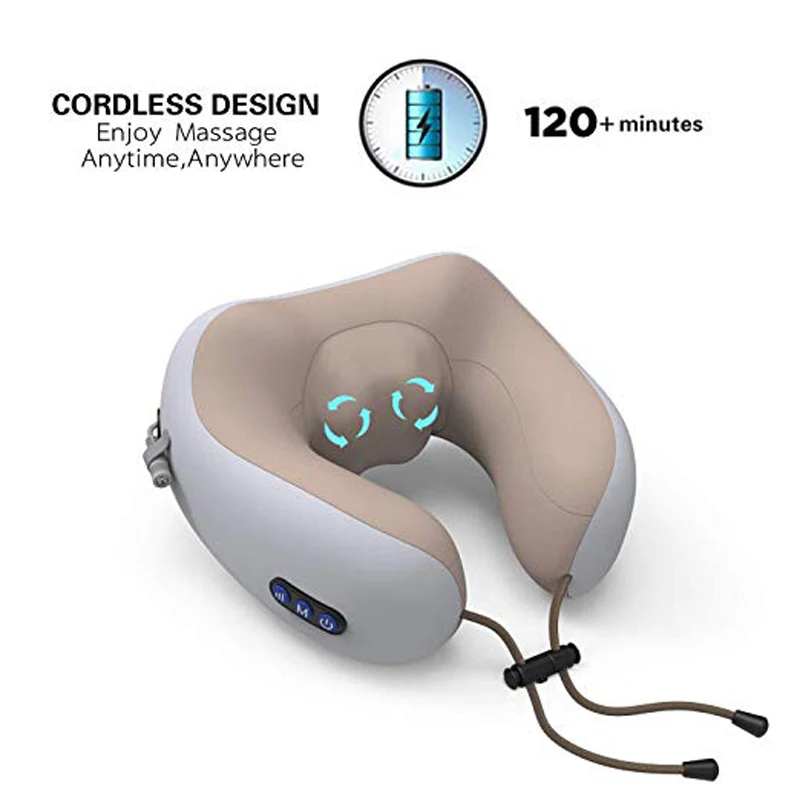 Hot Electric Neck Massage Pillow Memory Foam 3D Kneading Pillow with Heat for Travel Car DM-19ING
Hot Electric Neck Massage Pillow Memory Foam 3D Kneading Pillow with Heat for Travel Car DM-19ING