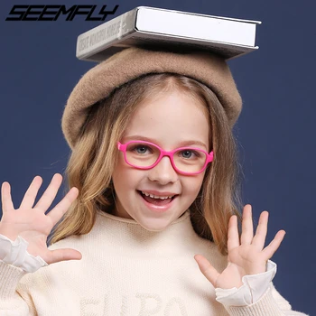 Seemfly Detachable Kids Glasses Frame Anti Blue Light Flexible Soft Optical Spectacle Children Eyeglasses Frames Oculos Gafas
Seemfly Detachable Kids Glasses Frame Anti Blue Light Flexible Soft Optical Spectacle Children Eyeglasses Frames Oculos Gafas